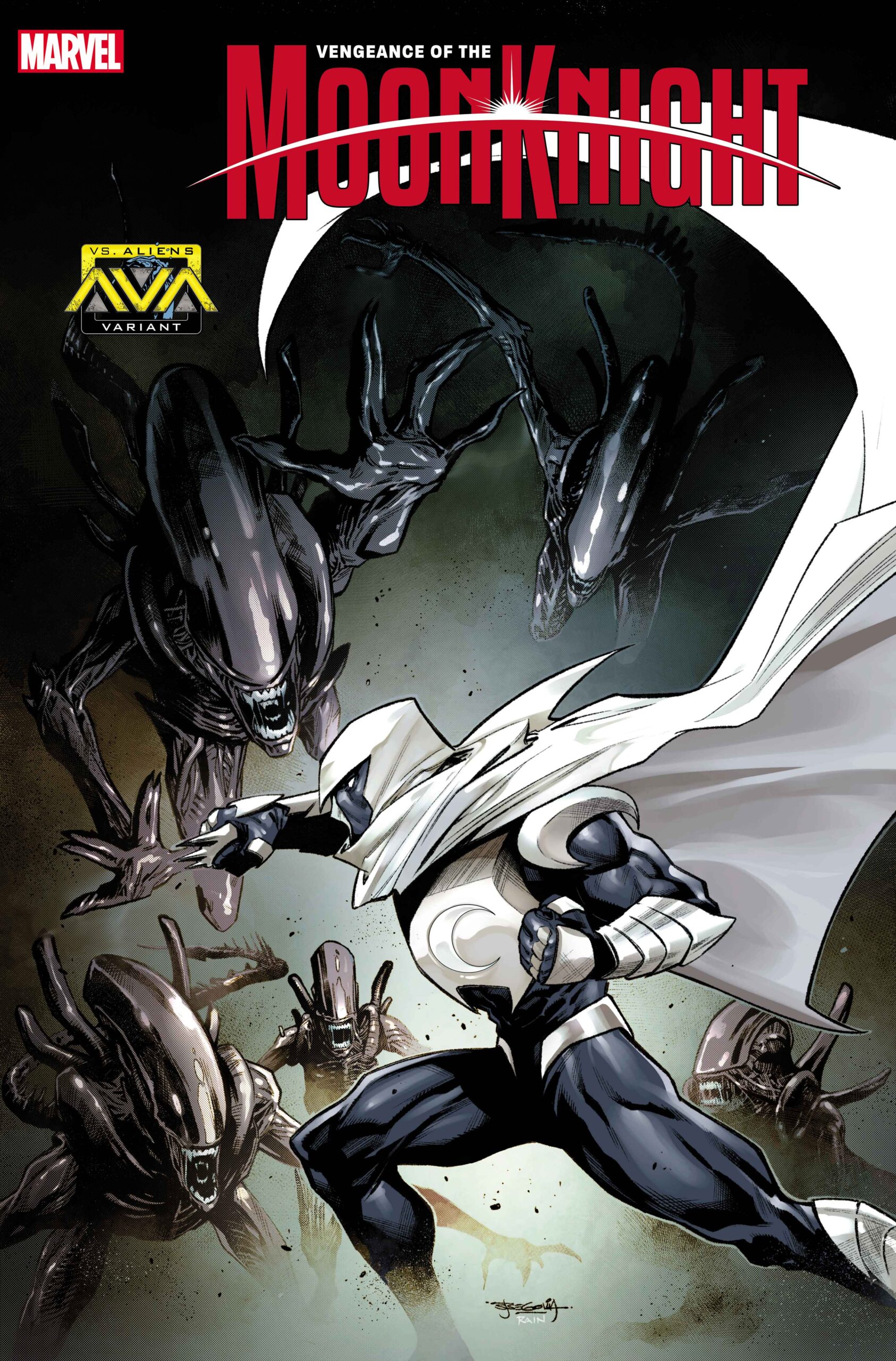 XENOMORPHS TARGET MARVEL HEROES IN NEW MARVEL VS. ALIEN VARIANT