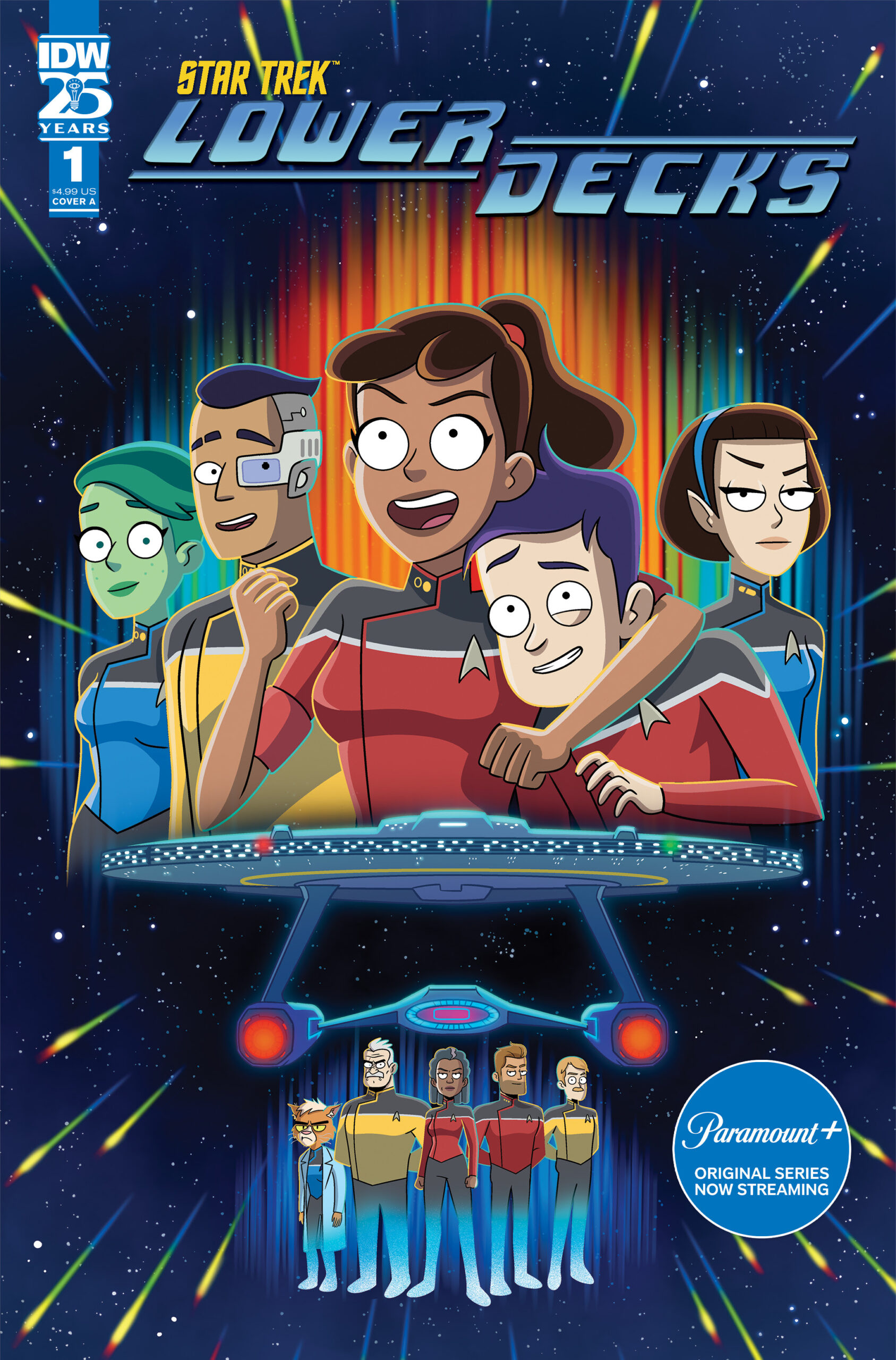 STAR TREK: LOWER DECKS RETURNS IN A NEW ONGOING COMIC SERIES FROM