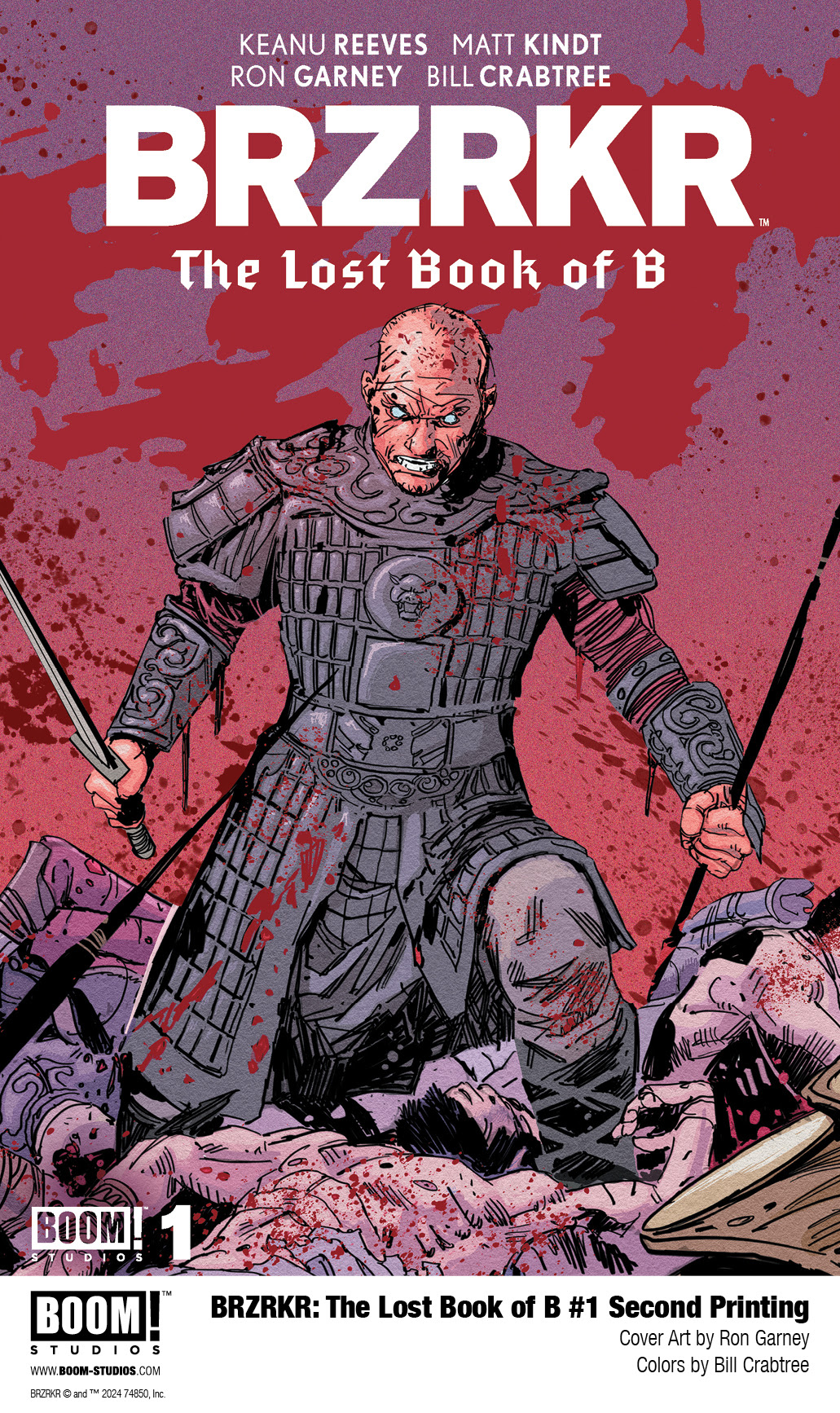 BRZRKR: THE LOST BOOK OF B #1 SELLS OUT & RETURNS WITH SECOND