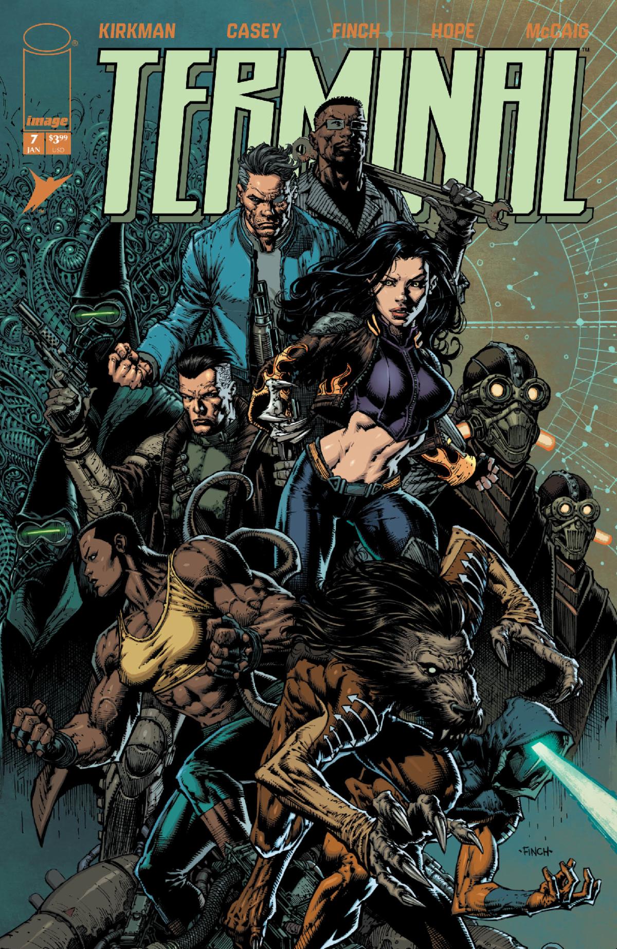Terminal #7 — Cover A by David Finch & Dave McCaig